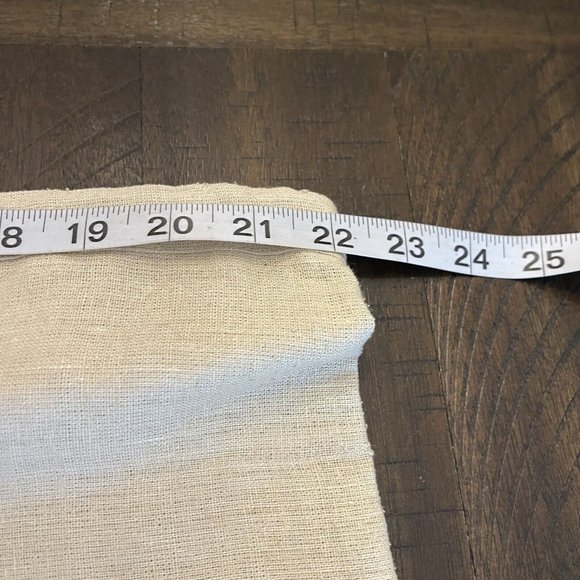 Gypsy By Karen Fowler Beige 100% Linen Drawstring Waist Ankle Pants OS Lagenlook - Picture 8 of 11